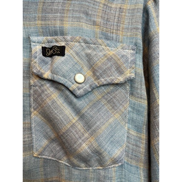 VINTAGE Montgomery Ward Western Pearl Snap Shirt - Picture 5 of 11